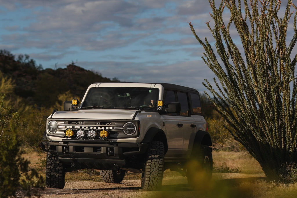 SS Built 21-24 Ford Bronco Bolt-On Push Bar/Light Mount