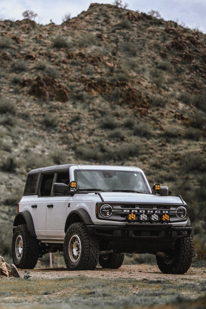 SS Built 21-24 Ford Bronco Bolt-On Push Bar/Light Mount