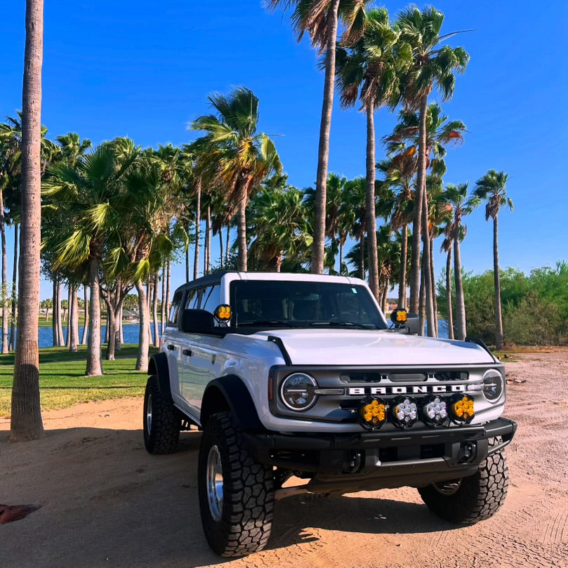 SS Built 21-24 Ford Bronco Bolt-On Push Bar/Light Mount